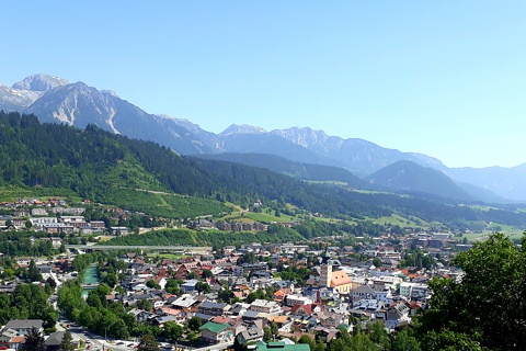 Großer Balkon mit Aussicht auf Schladming